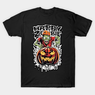 Spooktacular Halloween Vibes with Our Happy Zombie Tee! ? T-Shirt